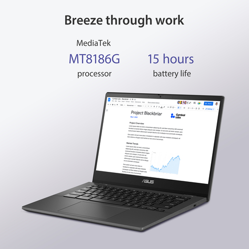 ASUS Chromebook CM14, MediaTek 14" 4 GB, 128 GB ChromeOS