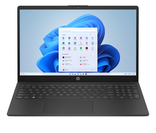 HP 15-fd0060na, 15.6", 4GB, Intel Core i3, FHD, Windows 11, Black Laptop