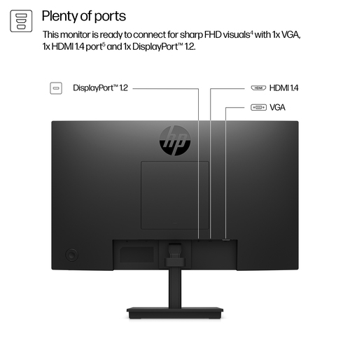 HP Series 3 Pro, 54.6 cm (21.5"), 1920 x 1080 pixels, Full HD, LCD monitor