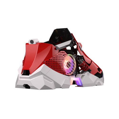 JMDF Sneaker X PC red and white sneaker inspired chassis