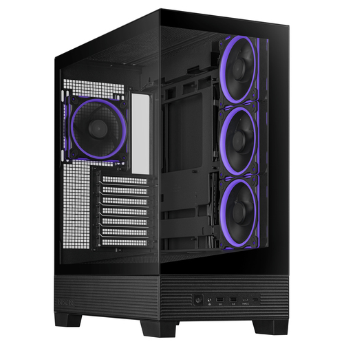 ASUS A31 Plus TG ARGB BLACK, ATX, micro ATX, Mini-ITX, Midi Tower Case