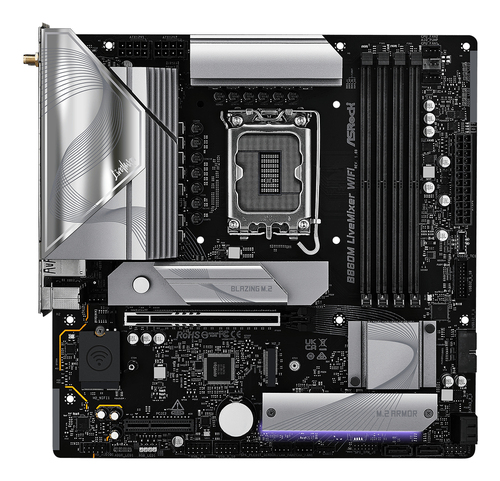 ASRock B860M LiveMixer WiFi Micro ATX LGA1851 Motherboard