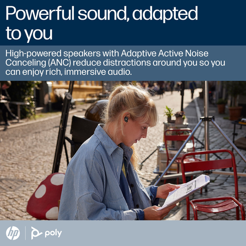 Poly Voyager Free 20, Wireless, Headset/Earbuds