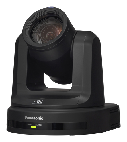Panasonic AW-UE20 4K video conference camera with wide-angle lens and zoom control