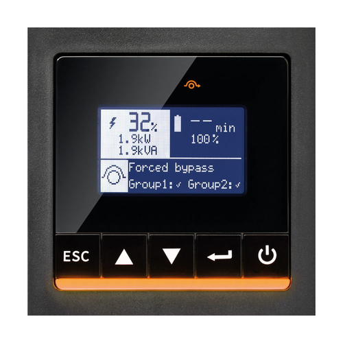 Eaton 9PX6KIRTNG2 rack mounting kit accessories includedEaton 9PX6KIRTNG2 6000W UPS rear cooling fan layou