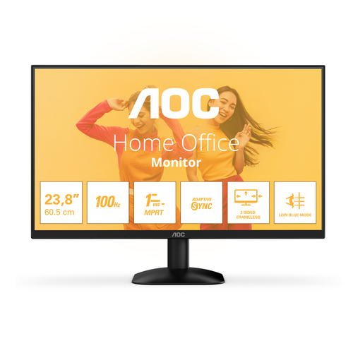 AOC B3 24B35HM2, 60.5 cm (23.8"), 1920 x 1080 pixels, Full HD, LED Monitor
