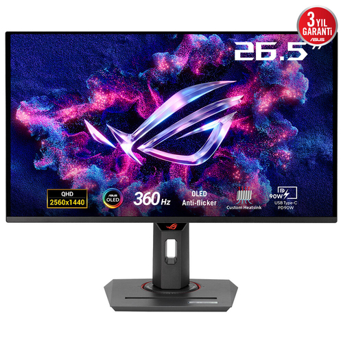ASUS ROG Strix OLED XG27ACDNG, (26.5"), 2560 x 1440 pixels, QHD, QD-OLED Monitor
