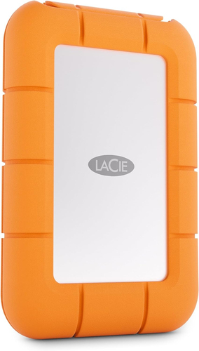 LaCie STMF2000400 2TB SSD, USB-C 2000MB/s,40Gb/s High-Speed Portable Grey/Orange