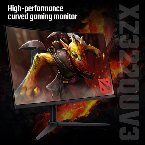 Acer Nitro XZ322QUV3 curved gaming monitor, 31.5", Quad HD, 2560 x 1440 pixels