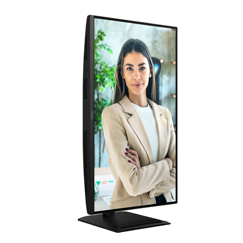 AOC (Q27P4U), 68.6 cm (27"), 2560 x 1440 pixels, Wide Quad HD, LCD Monitor Black