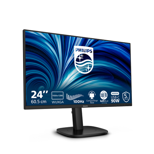 Philips 3000 series 24B2U3301D/00 24.1" 1920 x 1200 pixels LCD Monitor Black