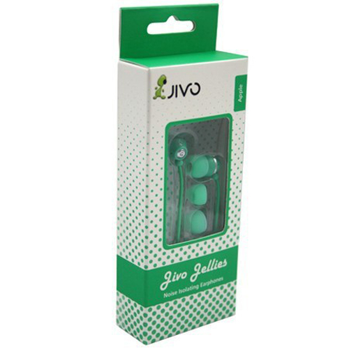 Jivo Technology Jellies, Wired, 20 - 20000 Hz, Headset/Earphones, Turquoise