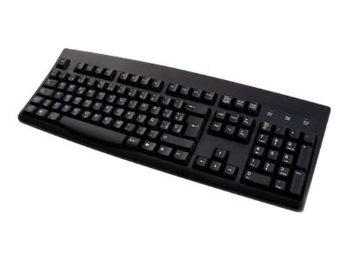 Accuratus USB and PS2 Wired Keyboard UK QWERTY Full Size Black - KYBAC260UP-BKUS