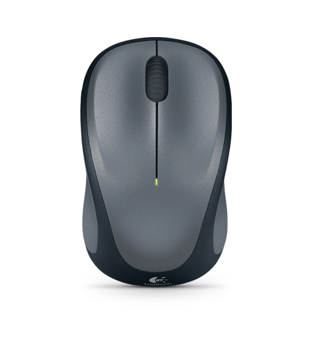 Logitech Wireless Mouse M235, Ambidextrous, Optical, RF Wireless, 1000 DPI, Grey