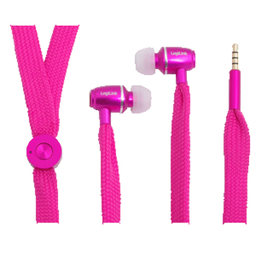 LogiLink HS0026, Wired, 20 - 20000 Hz, Headset/Earphones, Pink