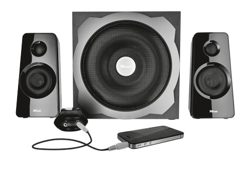 Trust Tytan 2.1, 60 W, Wired, PC Speaker Black