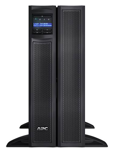APC SMX3000LV UPS back view with serial and USB ports