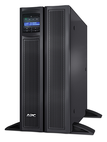 Energy-efficient APC SMX3000LV UPS showing LCD operation
