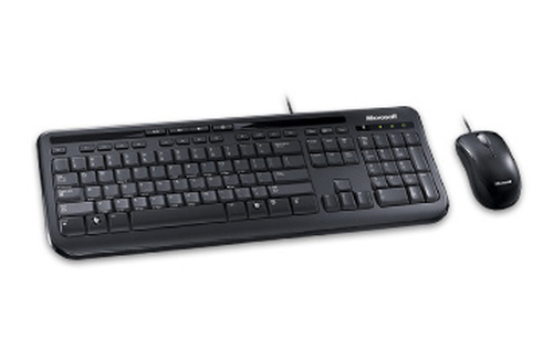 Microsoft 600 Wired Keyboard And Mouse Set, QWERTY