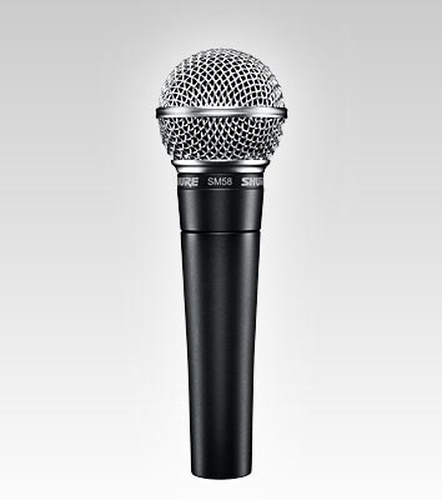 Shure SM58 Wired Studio Microphone 50–15000 Hz Cardioid Black