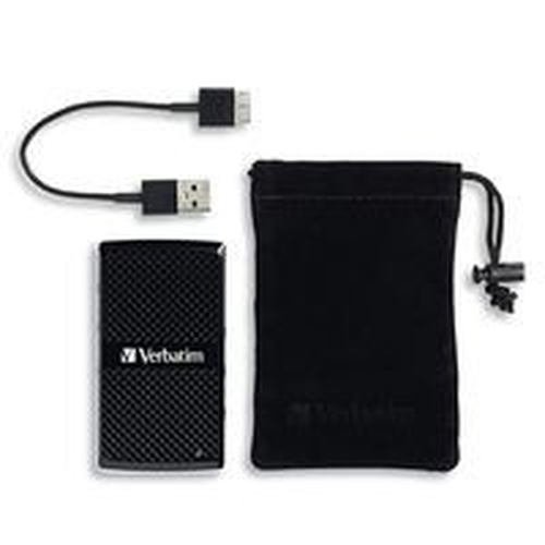 Verbatim Vx450, 250 GB, USB, 3.2 Gen 1 (3.1 Gen 1), 450 MB/s, Black