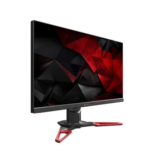Acer Predator XB271HU rear view gaming monitor, adjustable stand and ports