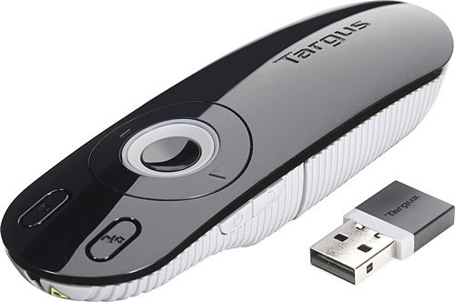 Targus Laser Presentation Remote, USB, 15 m, Black