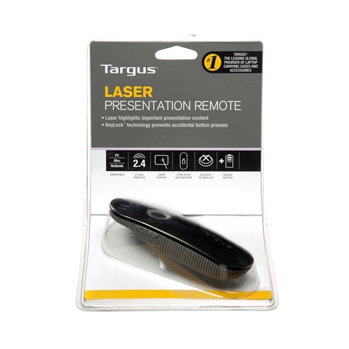Targus Laser Presentation Remote, USB, 15 m, Black
