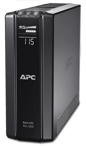 Side view of APC Back-UPS RS with power outlets