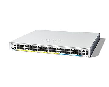 Cisco Catalyst (C1300-48MGP-4X), L2/L3, Gigabit Ethernet PoE, Managed Switch