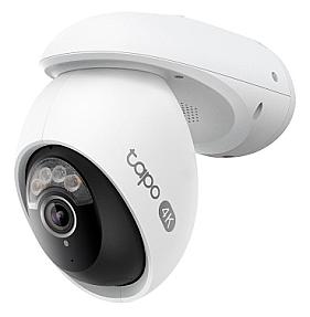 TP-Link Tapo C560WS security bulb camera mounted on wall