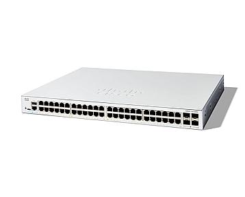 Cisco Catalyst (C1200-48T-4G), 48 Port GE, 4x1GE SFP, L2/L3 Managed Smart Switch