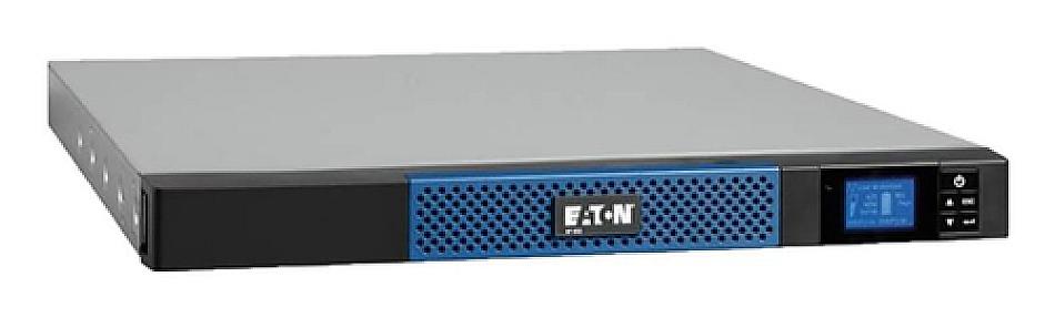 Eaton 5P UPS angled view highlighting compact 1U form factor and ports
