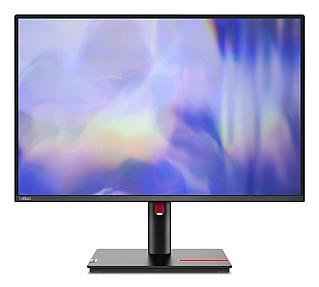 Lenovo ThinkVision T24d-30 24-inch LED monitor with 1920 x 1200 resolution in black for professional productivity