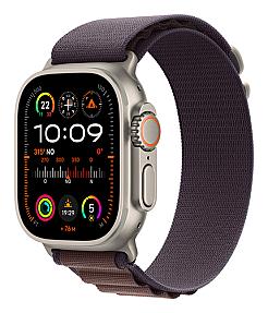 Apple Watch Ultra 2 GPS + Cellular, 49mm Titanium Case & Indigo Alpine Loop