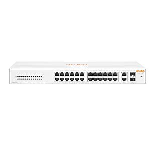 HPE Aruba Instant On 1430 26G 2SFP unmanaged Gigabit Ethernet switch front panel