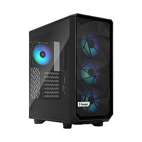 Fractal Design Meshify 2 Compact Lite PC case photo with tempered glass side panel