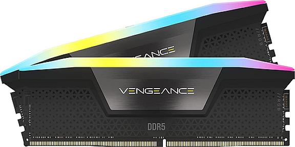 Corsair Vengeance RGB 32GB 2x16GB DDR5 5200MHz RAM front view