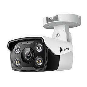 TP-Link VIGI C340 black wired IP security camera for indoor and outdoor ceiling or wall mounting, 4 MP full-color video, IR night vision up to 30 m