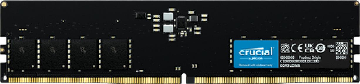 Crucial CT32G56C46U5 32GB DDR5 5600MHz DIMM RAM front view