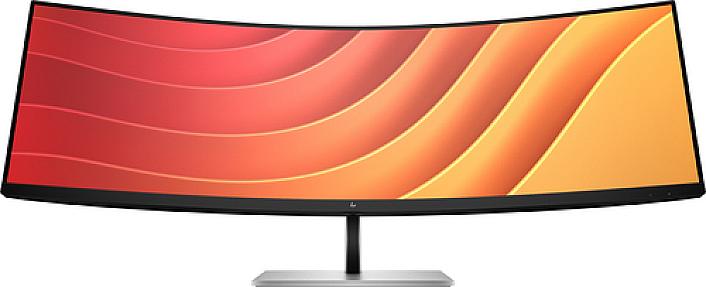 HP E45c G5 44.5-inch DQHD curved LCD monitor with 5120 x 1440 resolution in black for ultra-wide multitasking