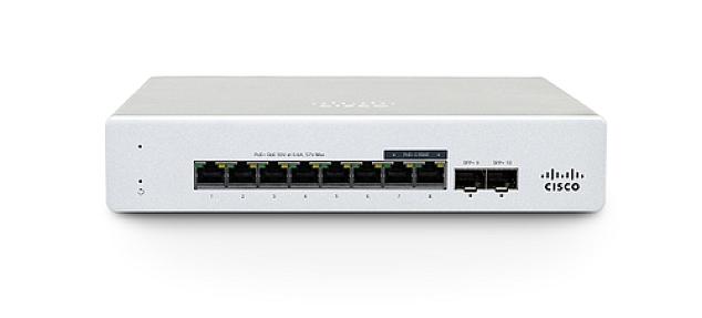 Cisco Meraki MS130 compact, Gigabit PoE Managed Switch