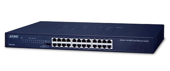 PLANET (FNSW-2401), Fast Ethernet Unmanaged Network Switch