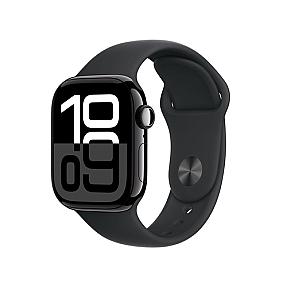 Side view of Apple Watch Series 10 S/M band showing sleek rectangular design