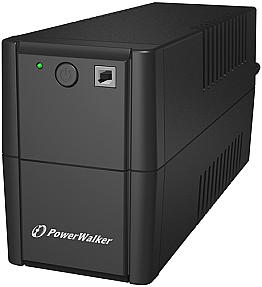 PowerWalker VI 650 SE IEC UPS rear panel with 4 IEC outlets