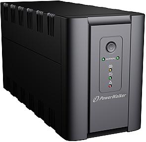 PowerWalker VI 2200 UPS rear panel with RJ45 and USB ports