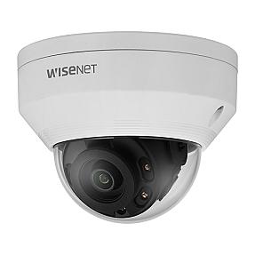 Hanwha ANV-L7012R Outdoor Wired Dome IP Camera Ceiling 120 dB Multilingual mounted on retail store ceiling