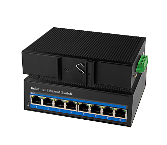 LogiLink 8-Port 10/100/1000 Mbps Gigabit Ethernet, Industrial Switch