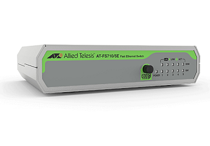 Allied Telesis FS710/5E, Fast Ethernet (10/100), Unmanaged Switch