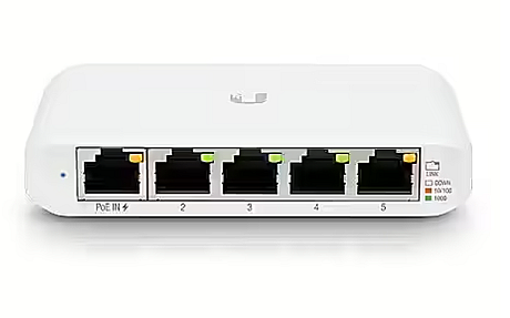 Ubiquiti UniFi USW Flex Mini, 5-Port Gigabit Ethernet PoE, Managed switch